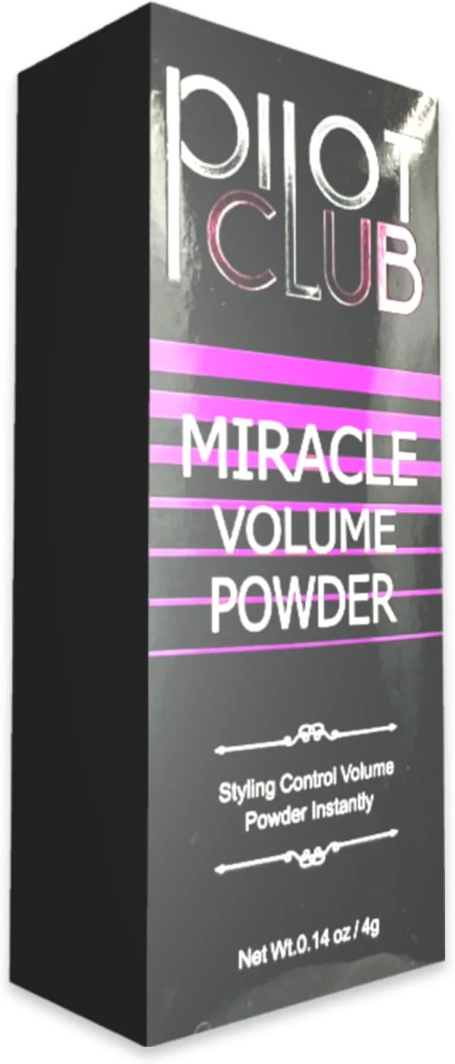 پودر حجم دهنده مو پایلوت کلاب میراکل، ۴ گرم. افزایش حجم و ضخامت مو، پودر حالت دهنده و حجم دهنده فوری، موهای پرپشت طبیعی در چند ثانیه برای آقایان و بانوان پودر حجم دهنده مو پایلوت کلاب میراکل، ۴ گرم. افزایش حجم و ضخامت مو، پودر حالت دهنده و حجم دهنده فوری، موهای پرپشت طبیعی در چند ثانیه برای آقایان و بانوان