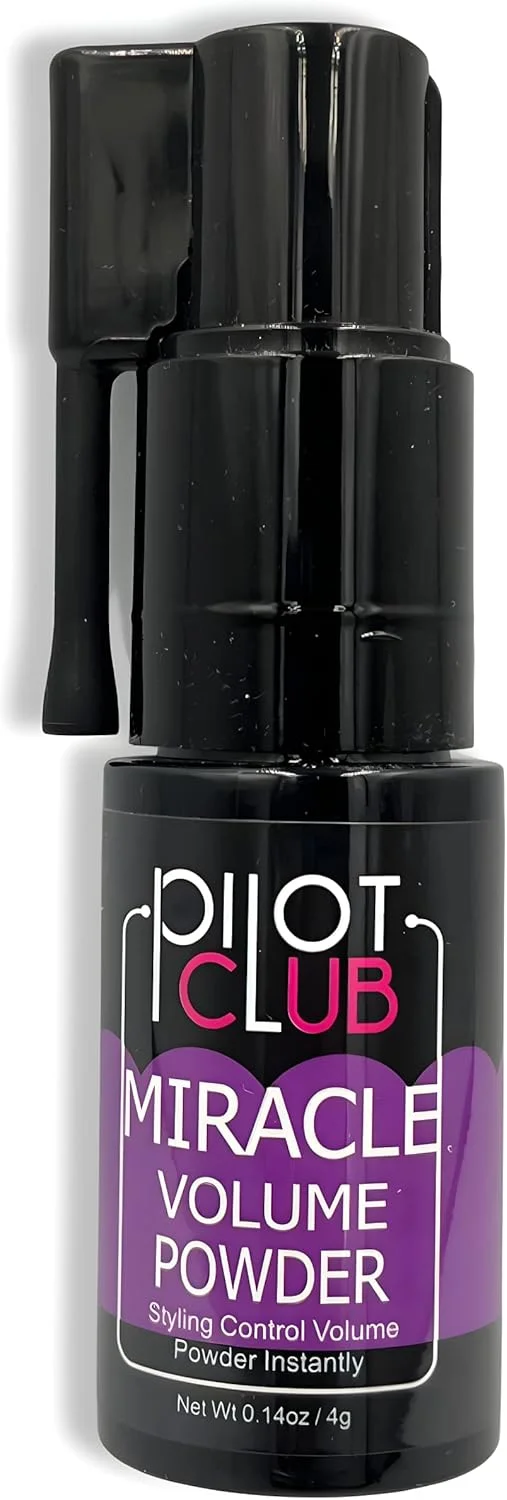 پودر حجم دهنده مو پایلوت کلاب میراکل، ۴ گرم. افزایش حجم و ضخامت مو، پودر حالت دهنده و حجم دهنده فوری، موهای پرپشت طبیعی در چند ثانیه برای آقایان و بانوان پودر حجم دهنده مو پایلوت کلاب میراکل، ۴ گرم. افزایش حجم و ضخامت مو، پودر حالت دهنده و حجم دهنده فوری، موهای پرپشت طبیعی در چند ثانیه برای آقایان و بانوان