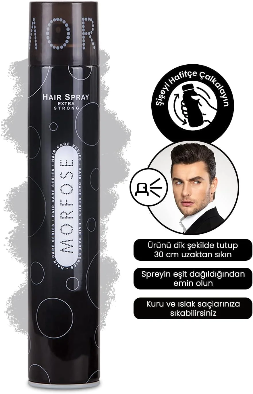 اسپری مو فوق العاده قوی Morfose - 270 میلی لیتر برای نگهداری طولانی مدت اسپری مو فوق العاده قوی Morfose - 270 میلی لیتر برای نگهداری طولانی مدت