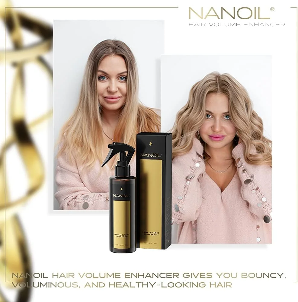 اسپری حجم دهنده مو نانوئیل 200 میلی لیتر - اسپری برای موهایی با ظاهر پرپشت تر. موهای نازک، آسیب دیده یا به راحتی سنگین شده، فاقد حجم، اثر تقویت کننده، موهای قابل کنترل تر و براق اسپری حجم دهنده مو نانوئیل 200 میلی لیتر - اسپری برای موهایی با ظاهر پرپشت تر. موهای نازک، آسیب دیده یا به راحتی سنگین شده، فاقد حجم، اثر تقویت کننده، موهای قابل کنترل تر و براق