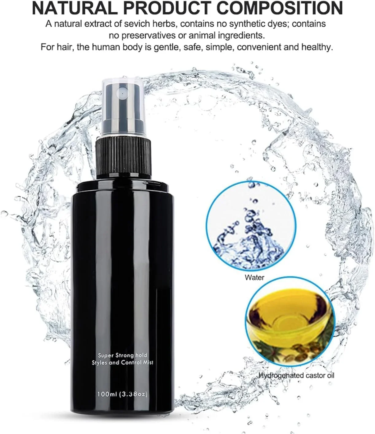 اسپری حالت دهنده مو حاوی فیبر ناتودکو 100 میلی لیتر، اسپری ضخیم کننده و پوشاننده خط رویش مو حاوی فیبر کراتین