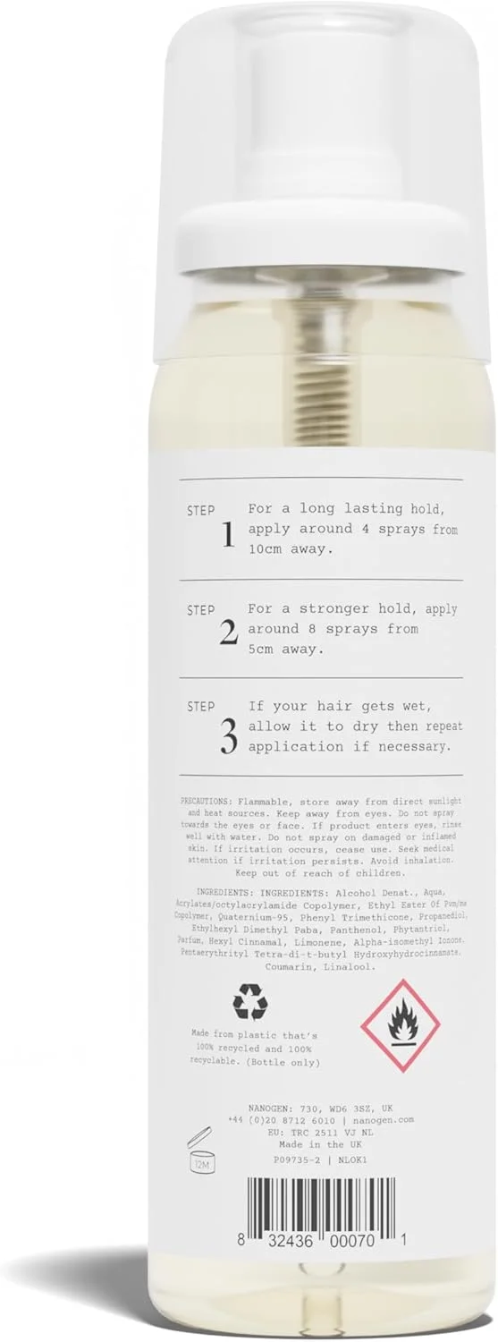 اسپری تثبیت کننده فیبر مو نانوژن، 100 میلی لیتر (بسته 1 عددی) اسپری تثبیت کننده فیبر مو نانوژن، 100 میلی لیتر (بسته 1 عددی)