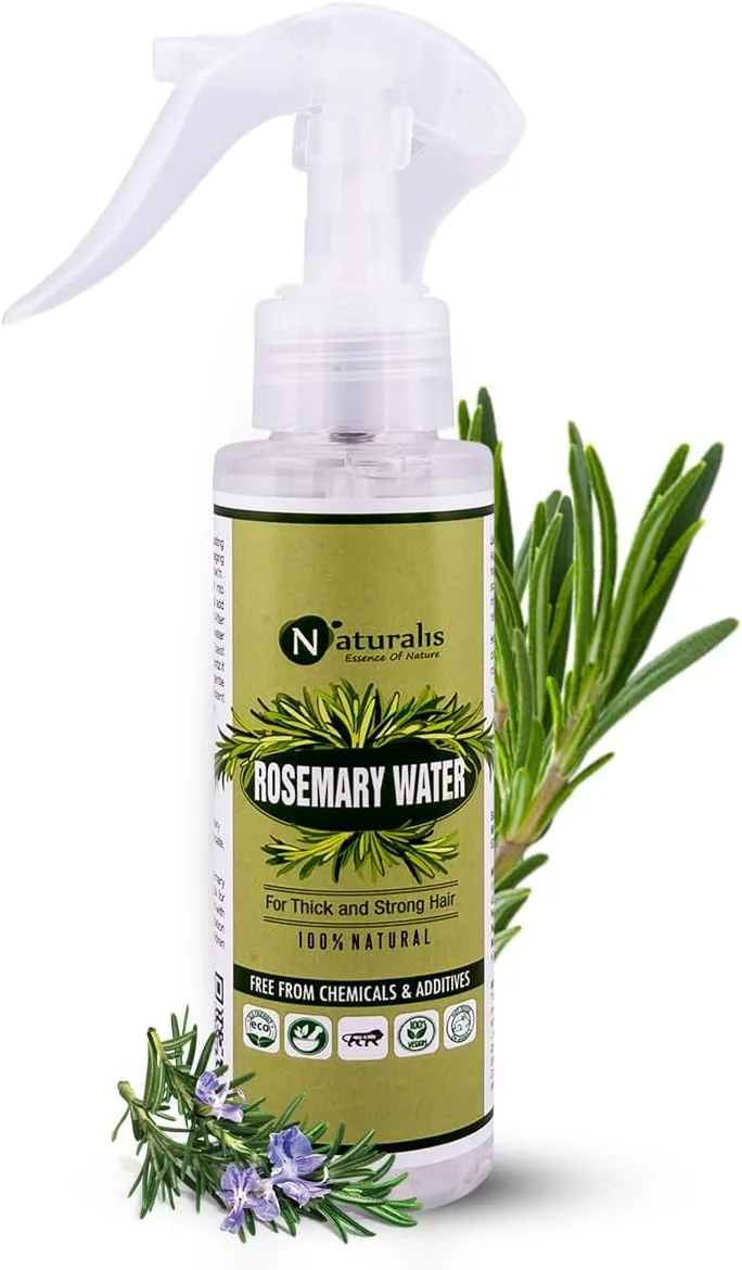 اسپری مو رزماری نچرالیس | غنی شده با آب رزماری | مه سبک برای موهای شاداب و صاف | مناسب برای انواع مو | برای آقایان و بانوان - 100 میلی لیتر اسپری مو رزماری نچرالیس | غنی شده با آب رزماری | مه سبک برای موهای شاداب و صاف | مناسب برای انواع مو | برای آقایان و بانوان - 100 میلی لیتر