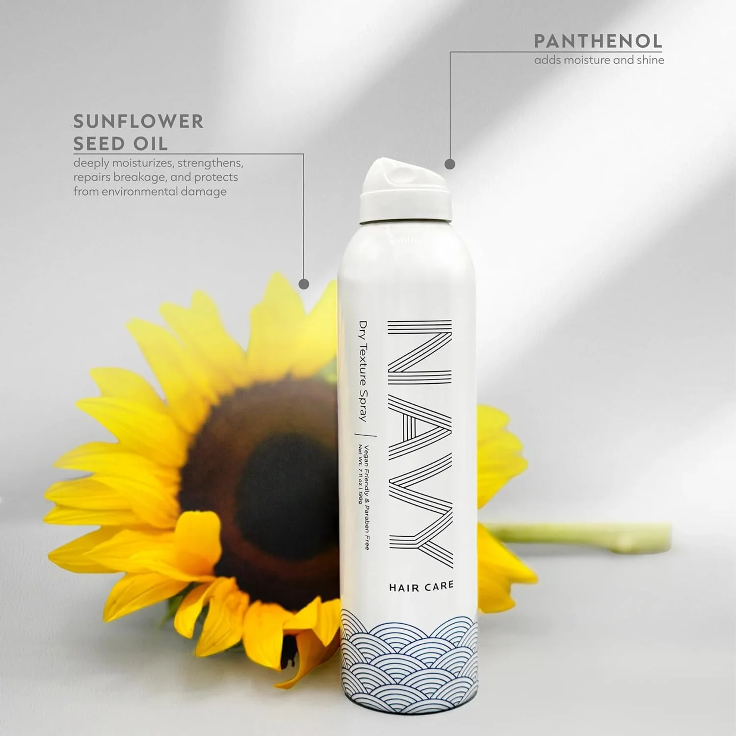 اسپری بافت دهنده موی خشک نیوی هیر کر مدل Pebble Beach