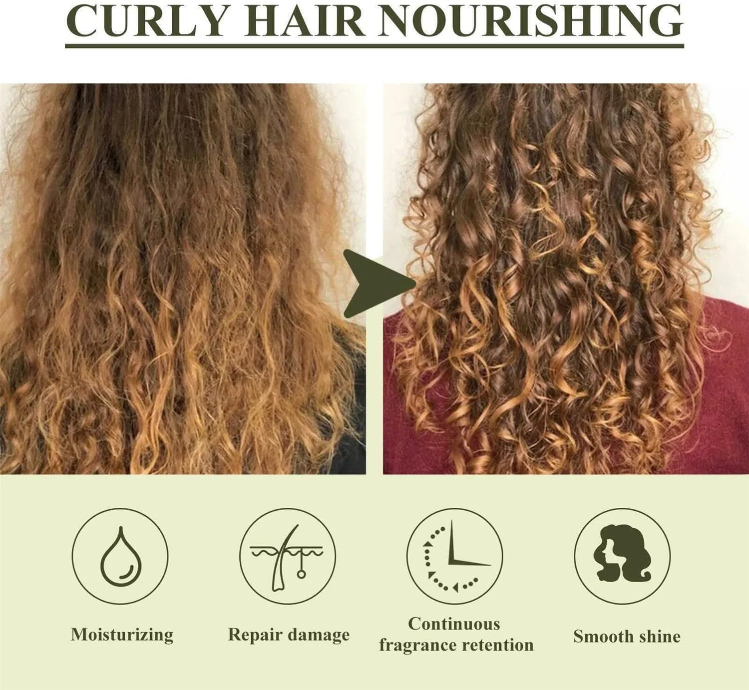 مراقبت از مو با روغن زیتون طبیعی، ماسک سریع حالت دهنده و حجم دهنده مو، اسپری حجم دهنده مو، حجم دهی فوری بدون چربی و چسبندگی، حالت دهی مو برای انواع مو. (1 عدد)