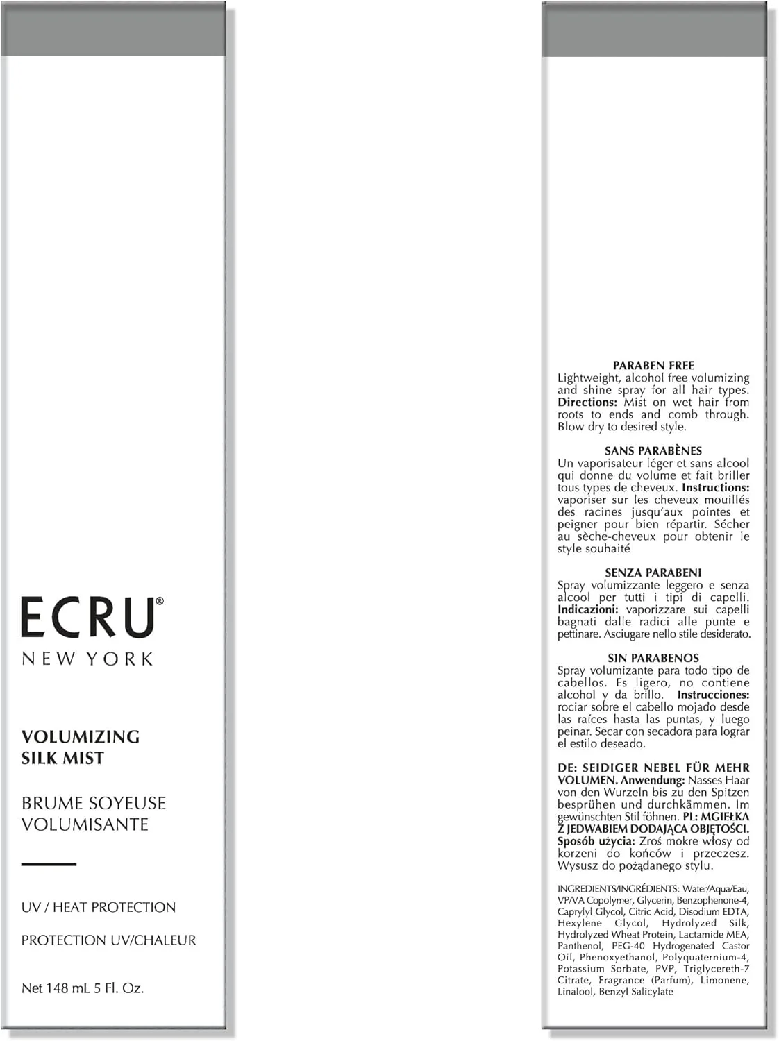 مجموعه تغییر حجم و بافت مو ECRU New York | مه ابریشمی حجم دهنده، 148 میلی لیتر + اسپری بافت خشک، 59 میلی لیتر. مجموعه دو عددی برای درخشش و بافت سبک مجموعه تغییر حجم و بافت مو ECRU New York | مه ابریشمی حجم دهنده، 148 میلی لیتر + اسپری بافت خشک، 59 میلی لیتر. مجموعه دو عددی برای درخشش و بافت سبک