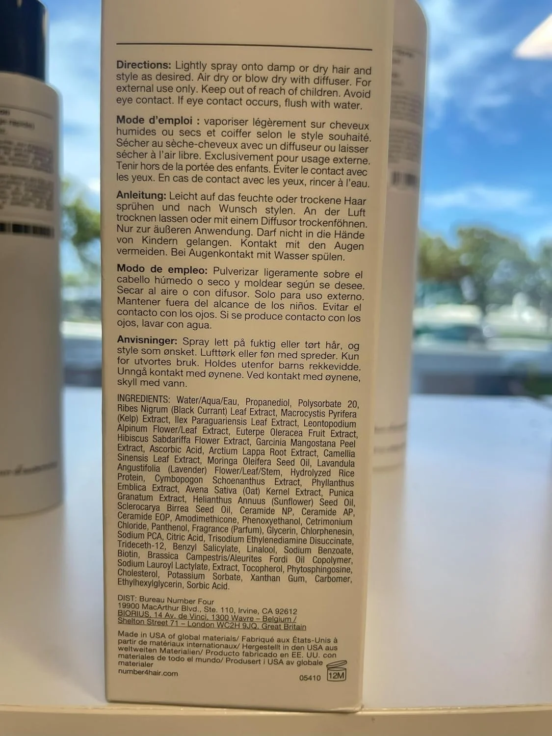 اسپری بافت دهنده مو شماره 4 با شکر، محصولات موی موج دار، اسپری بافت دهنده، 145 میلی لیتر