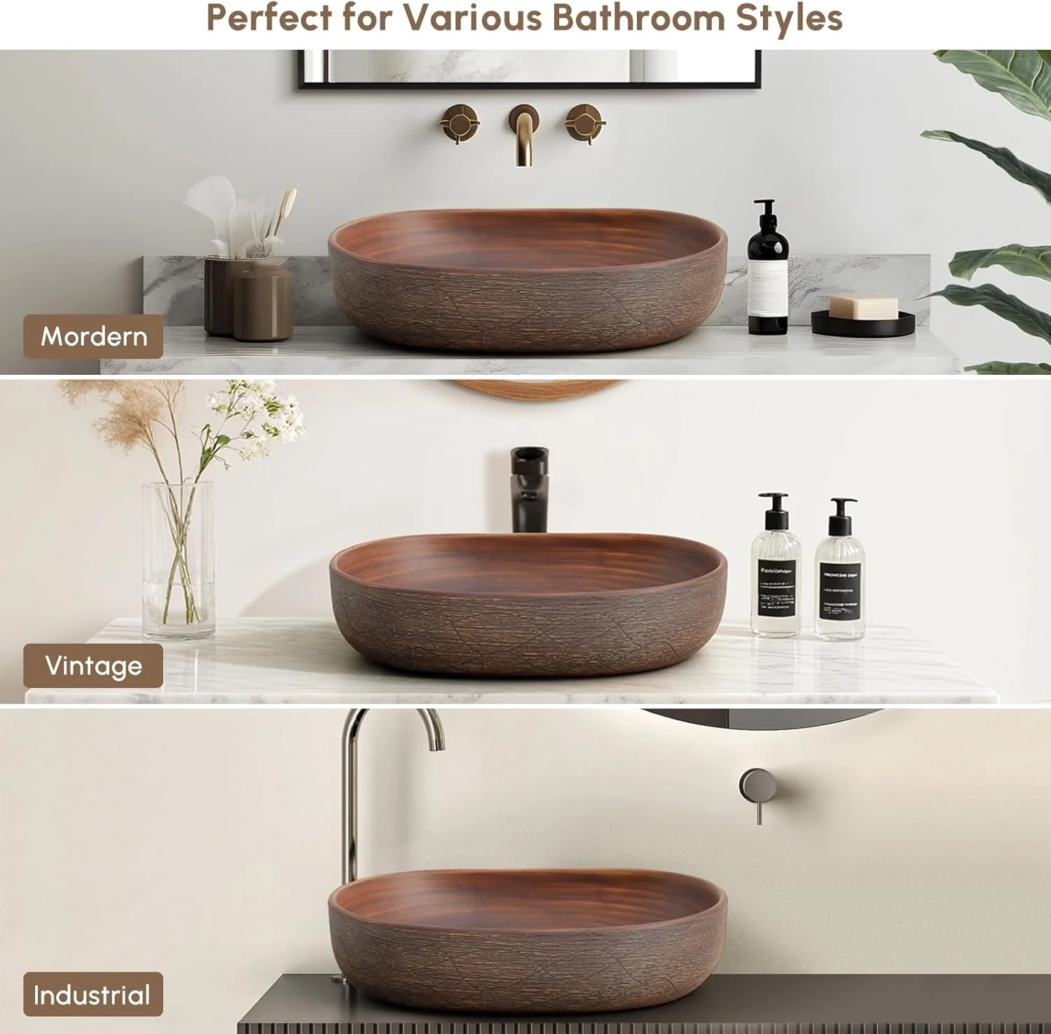 روشویی کاسه ای حمام، روشویی سرامیکی بیضی شکل 58 سانتی متری برای حمام - روشویی به سبک قدیمی، روشویی سرامیکی زیبا برای حمام های مدرن و کلاسیک روشویی کاسه ای حمام، روشویی سرامیکی بیضی شکل 58 سانتی متری برای حمام - روشویی به سبک قدیمی، روشویی سرامیکی زیبا برای حمام های مدرن و کلاسیک