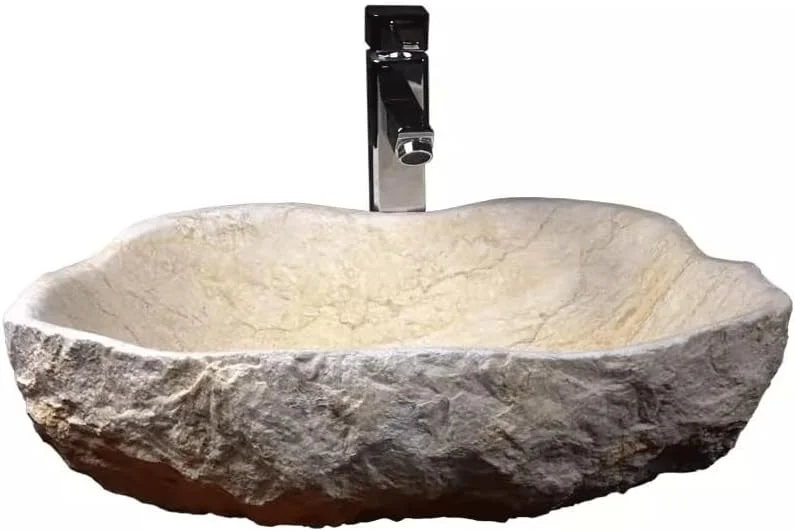 سینک روشویی سنگی، کاسه روشویی مدرن و خلاقانه مناسب فضای باز، حمام، منزل، بالکن سینک روشویی سنگی، کاسه روشویی مدرن و خلاقانه مناسب فضای باز، حمام، منزل، بالکن