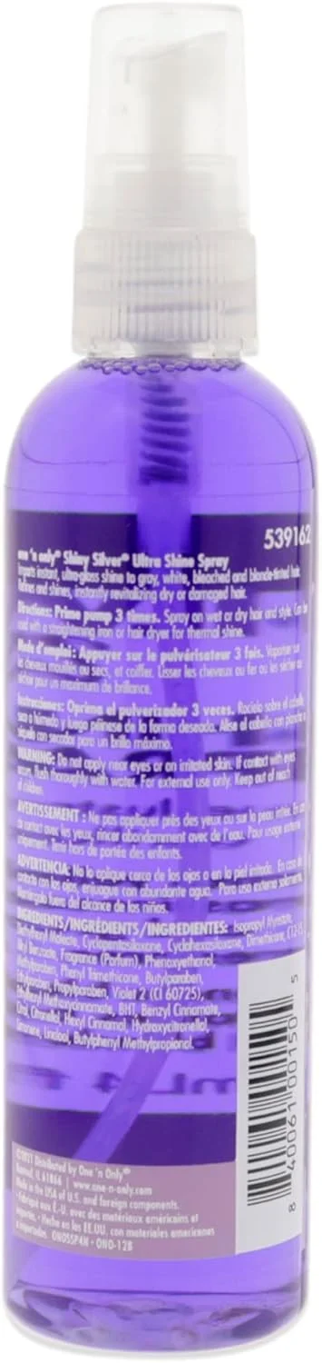 اسپری درخشان کننده مو نقره ای براق 'اِن اونلی' مناسب برای انواع مو، 118 میلی لیتر