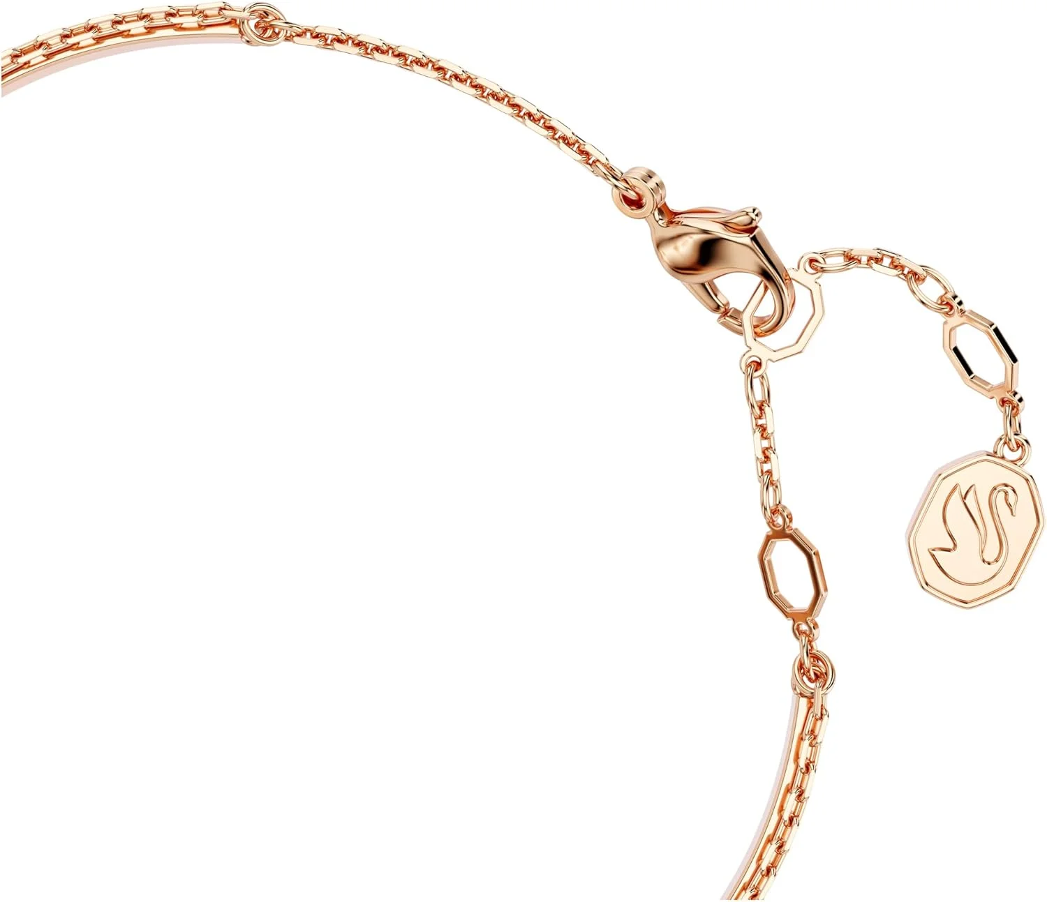 دستبند قو نگین دار