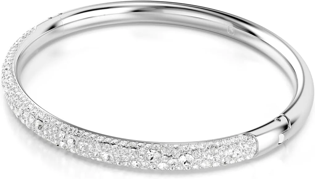 دستبند زنانه سواروسکی مدل Meteora، روکش رودیوم، سفید