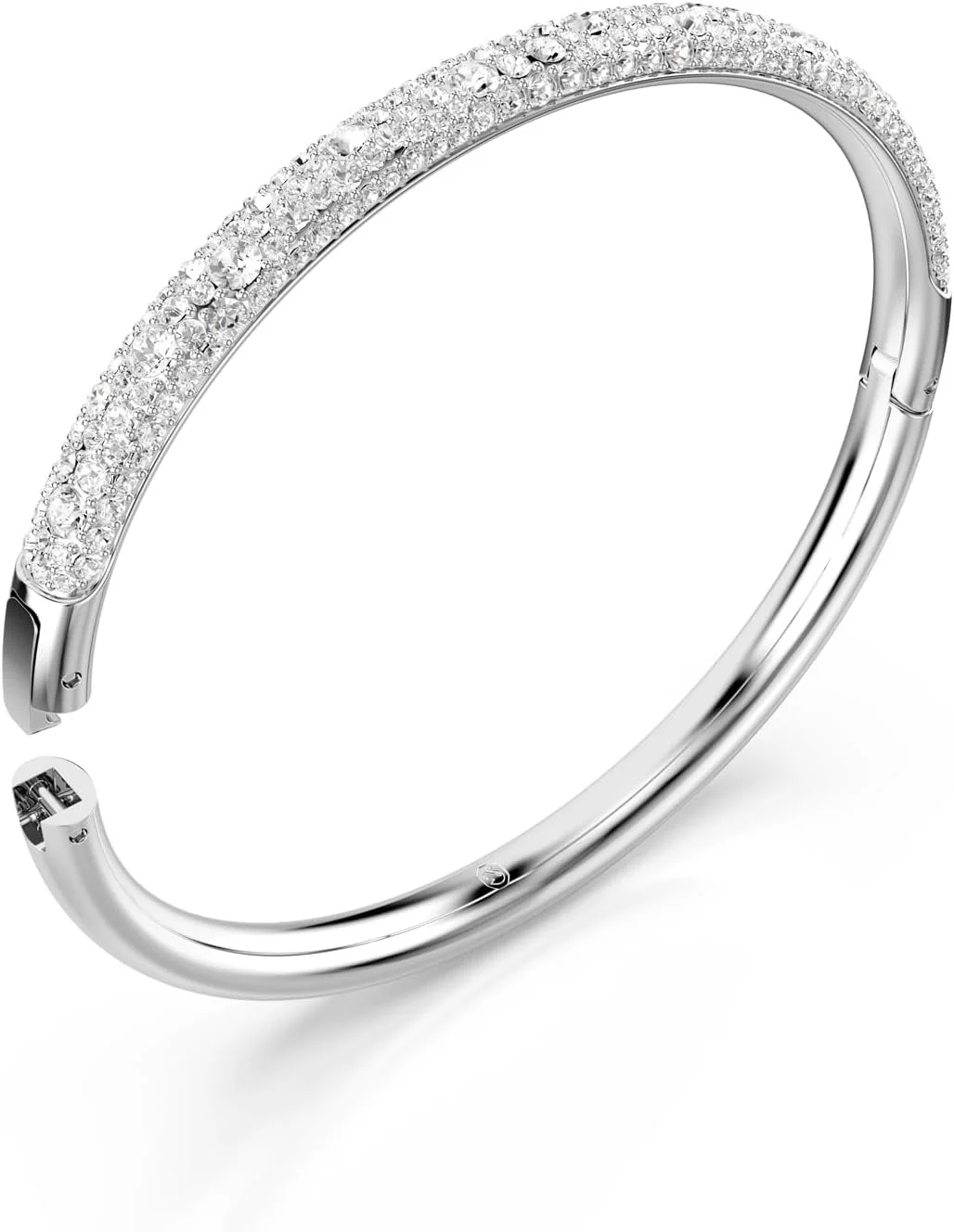 دستبند زنانه سواروسکی مدل Meteora، روکش رودیوم، سفید