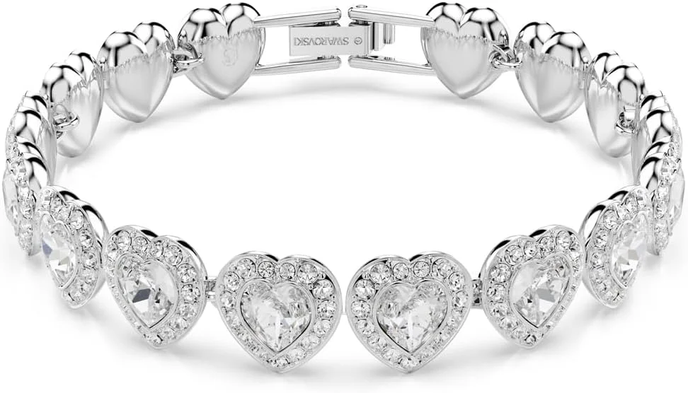 سواروسکی، مجموعه آریانا گرانده، کریستال شفاف و مروارید، روکش رودیوم، بخشی از مجموعه جواهرات آریانا گرانده، گردنبند، گوشواره و دستبند