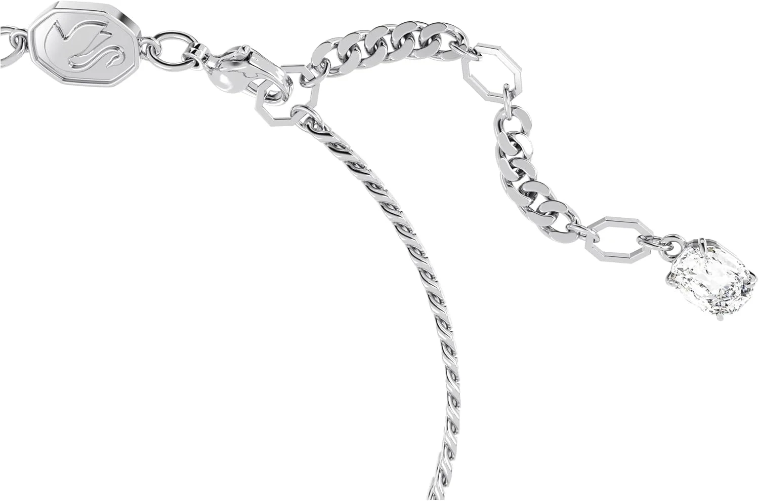 مجموعه جواهرات کریستالی سواروسکی ماتریکس با نمادهای قلب و روکش رودیوم مجموعه جواهرات کریستالی سواروسکی ماتریکس با نمادهای قلب و روکش رودیوم