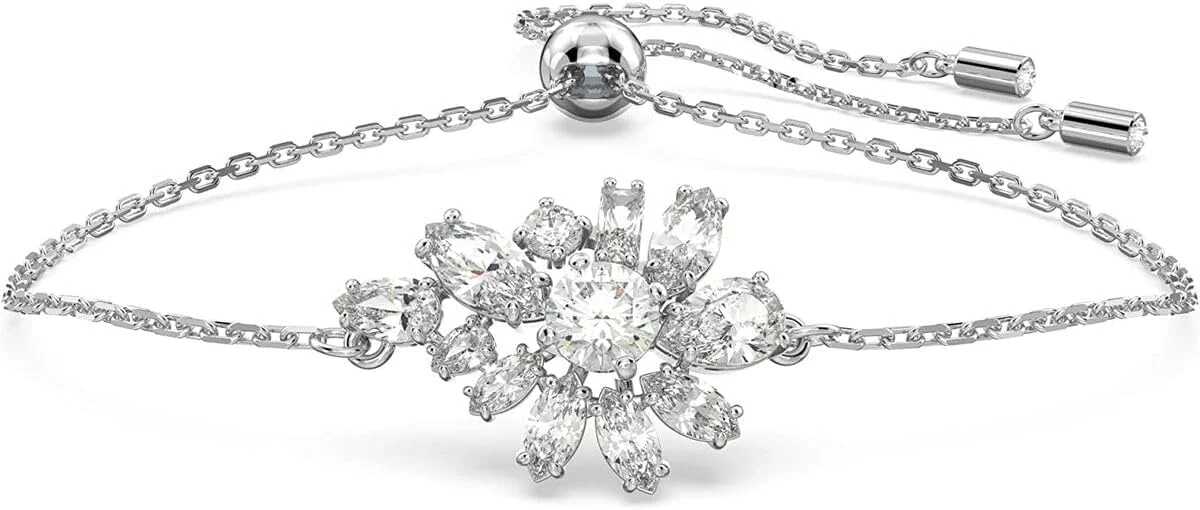 دستبند طرح گل Gema سواروسکی