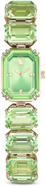 ساعت دستبندی با برش هشت ضلعی، سبز، با روکش طلایی شامپاین - 5630834، سبز، مدرن