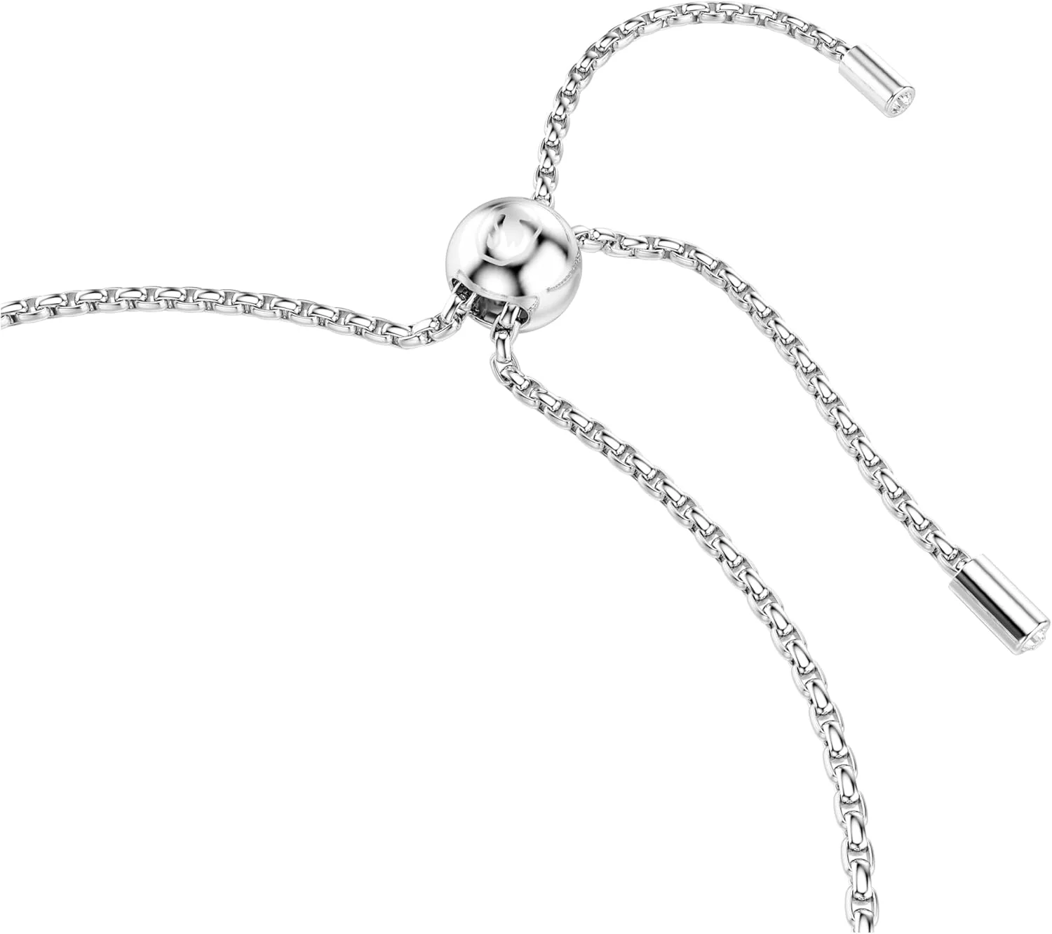 دستبند سواروسکی ماتریکس، گرادیان برش های گرد، شفاف، روکش رودیوم، متوسط، کریستال