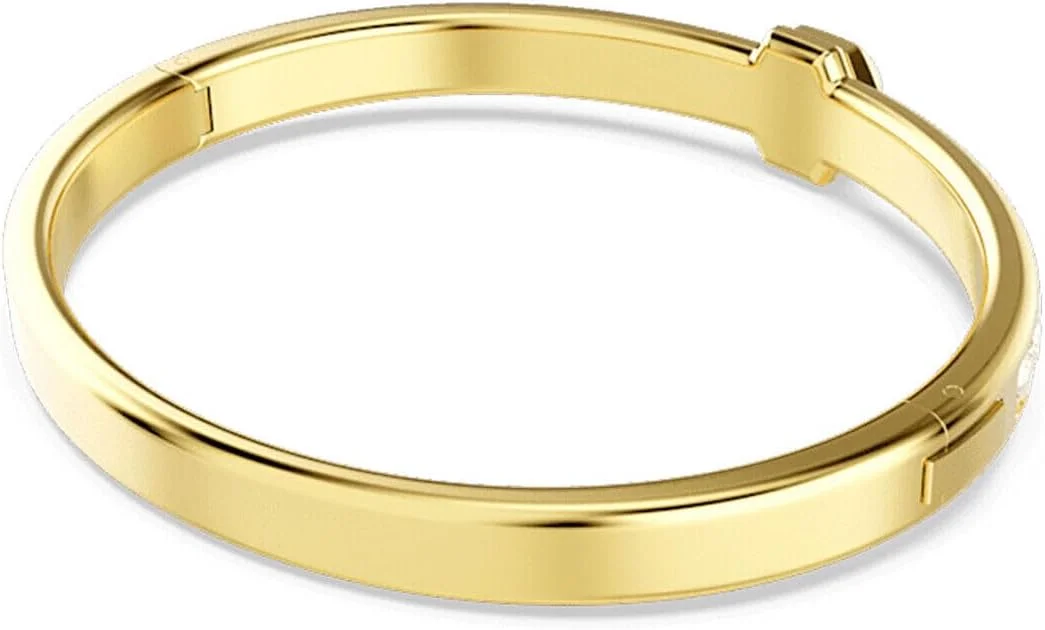 دستبند زنانه سواروسکی مدل نومینا با روکش طلایی و برش گرد، سایز کوچک، سفید دستبند زنانه سواروسکی مدل نومینا با روکش طلایی و برش گرد، سایز کوچک، سفید