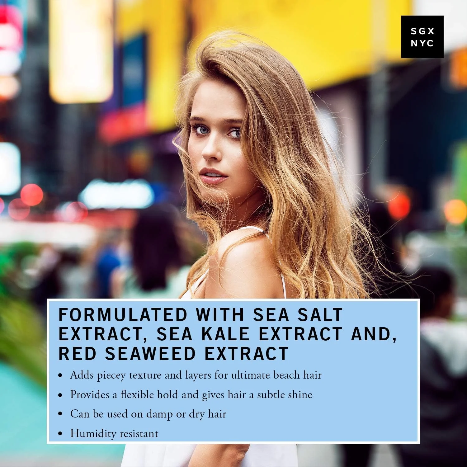 اسپری بافت دهنده مو SGX NYC The Piece Maker - حجم 192 میلی لیتر - ایجاد بافت و لایه های مجزا برای داشتن موهایی ساحلی - حالت دهنده انعطاف پذیر و مقاوم در برابر رطوبت - فاقد سولفات و پارابن اسپری بافت دهنده مو SGX NYC The Piece Maker - حجم 192 میلی لیتر - ایجاد بافت و لایه های مجزا برای داشتن موهایی ساحلی - حالت دهنده انعطاف پذیر و مقاوم در برابر رطوبت - فاقد سولفات و پارابن