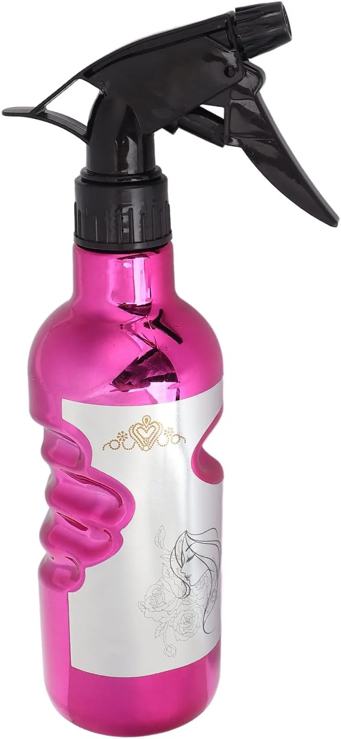 بطری اسپری، بطری های اسپری پلاستیکی خالی با مه پاش فوق العاده ریز برای آرایش مو، گیاهان و مراقبت از پوست، طراحی ارگونومیک، بطری های اسپری مو بدون بو (بنفش گل رز)