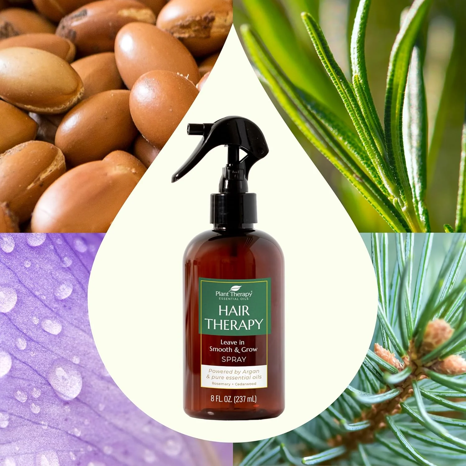 اسپری نرم کننده و تقویت کننده مو پلنت تراپی، 236 میلی لیتر، نرم کننده، لطیف کننده و باز کننده گره مو، فاقد پارابن و رایحه های مصنوعی اسپری نرم کننده و تقویت کننده مو پلنت تراپی، 236 میلی لیتر، نرم کننده، لطیف کننده و باز کننده گره مو، فاقد پارابن و رایحه های مصنوعی