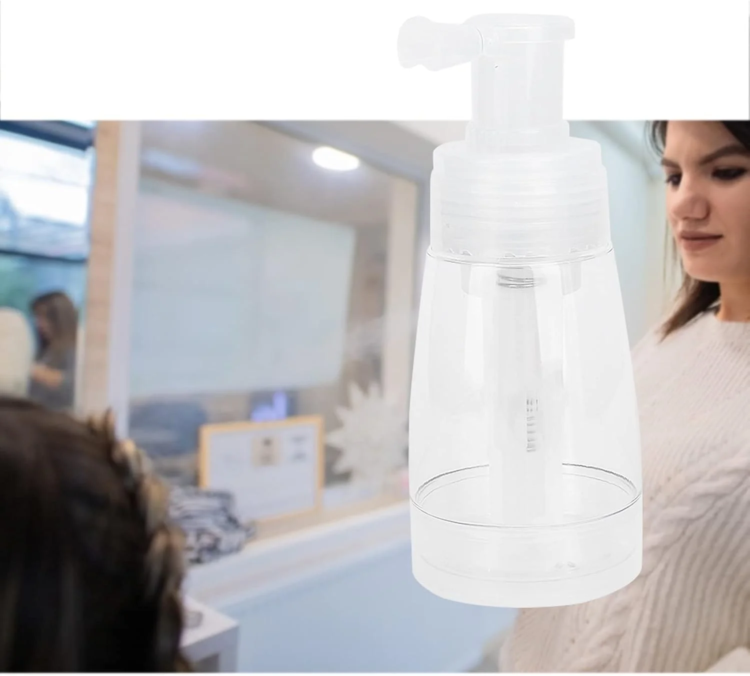 بطری اسپری پودر مو، بطری اسپری خالی و قابل پر کردن مجدد شفاف، ابزار حالت دهنده مو 180 میلی لیتر مناسب برای مسافرت بطری اسپری پودر مو، بطری اسپری خالی و قابل پر کردن مجدد شفاف، ابزار حالت دهنده مو 180 میلی لیتر مناسب برای مسافرت