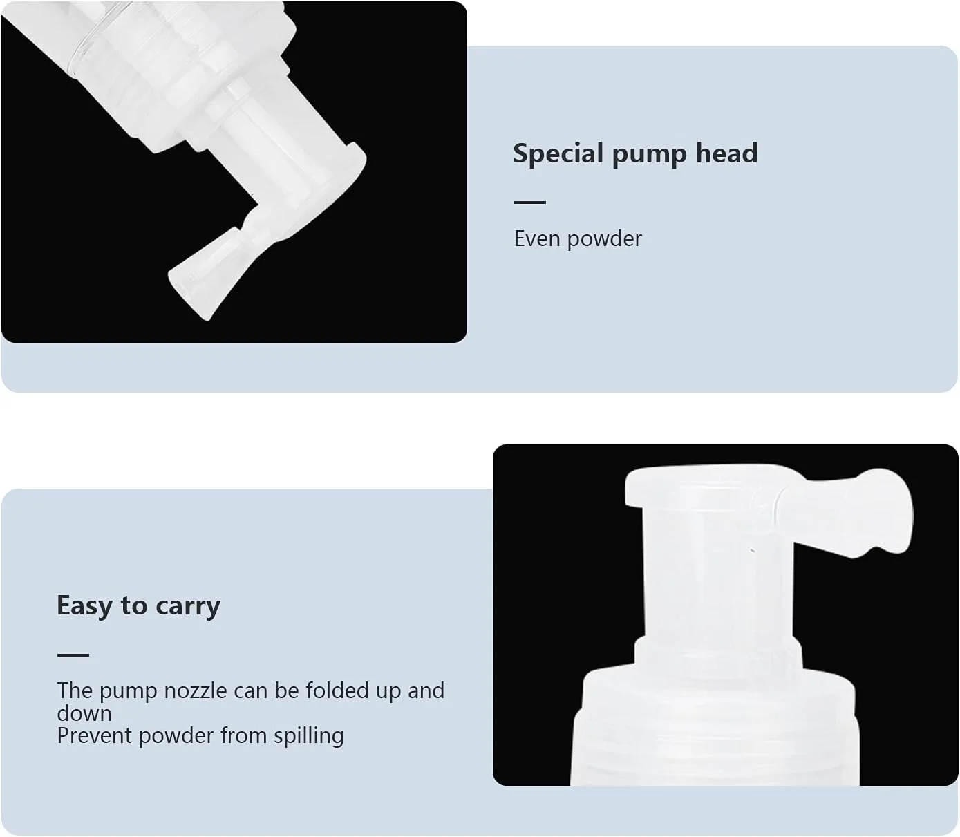 بطری اسپری پودر مو، بطری اسپری خالی و قابل پر کردن مجدد شفاف، ابزار حالت دهنده مو 180 میلی لیتر مناسب برای مسافرت بطری اسپری پودر مو، بطری اسپری خالی و قابل پر کردن مجدد شفاف، ابزار حالت دهنده مو 180 میلی لیتر مناسب برای مسافرت