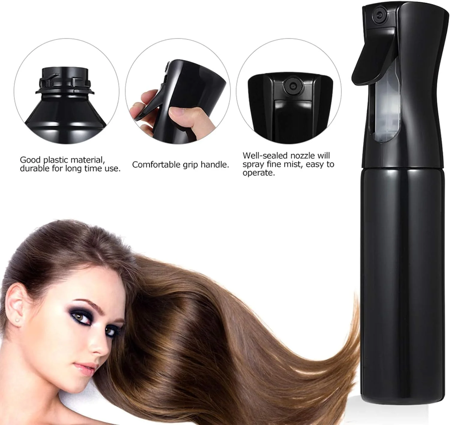 بطری اسپری 300 میلی لیتری ProBeauty Uae، ابزار اسپری آرایشگری سالن، آرایشگر، کاشت گل، اسپری آب خالی