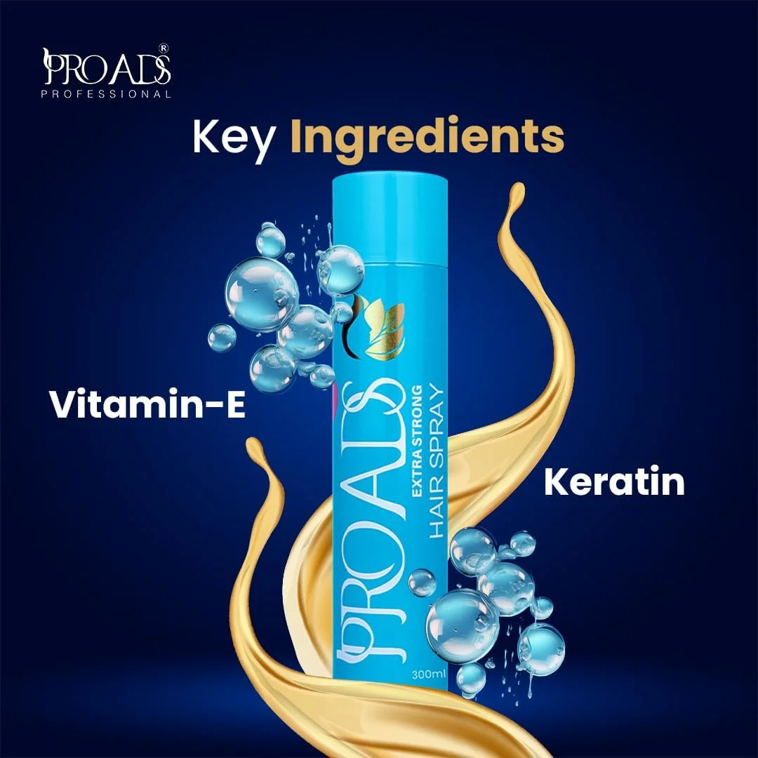 اسپری موی فوق العاده قوی پرو ADS، ماندگاری طولانی، حالت دهنده مو با پوشش غیر چسبنده، نگهدارنده قوی، ماندگار، ظاهری مات و گیرایی فوری | درخشش طبیعی، غیر چسبنده، فوق العاده سخت (300 میلی لیتر) اسپری موی فوق العاده قوی پرو ADS، ماندگاری طولانی، حالت دهنده مو با پوشش غیر چسبنده، نگهدارنده قوی، ماندگار، ظاهری مات و گیرایی فوری | درخشش طبیعی، غیر چسبنده، فوق العاده سخت (300 میلی لیتر)