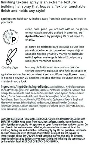 اسپری حالت دهنده و بافت دهنده مو Prive – ایجاد کننده بافت قوی که حالتی انعطاف پذیر و قابل لمس به مو می دهد 180 میلی لیتر