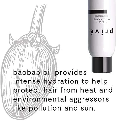 اسپری حالت دهنده و بافت دهنده مو Prive – ایجاد کننده بافت قوی که حالتی انعطاف پذیر و قابل لمس به مو می دهد 180 میلی لیتر