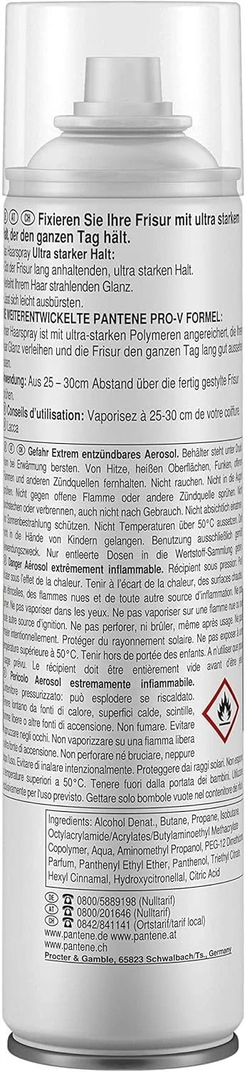 اسپری موی فوق العاده قوی شماره 5 پنتن پرو-وی، 250 میلی لیتر اسپری موی فوق العاده قوی شماره 5 پنتن پرو-وی، 250 میلی لیتر