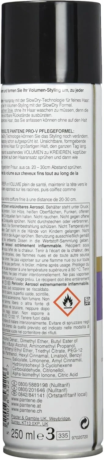 اسپری مو حجم دهنده پنتن پرو-وی شماره 4، 250 میلی لیتر