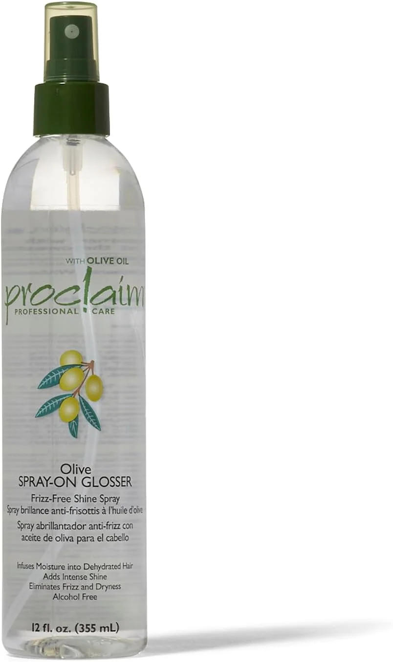 اسپری براق کننده موی زیتون پروکلیم، باز کننده گره، نرم کننده، ضد وز، مناسب موهای فر و رنگ شده، فاقد پارابن و سولفات، افزایش دهنده درخشندگی رنگ مو