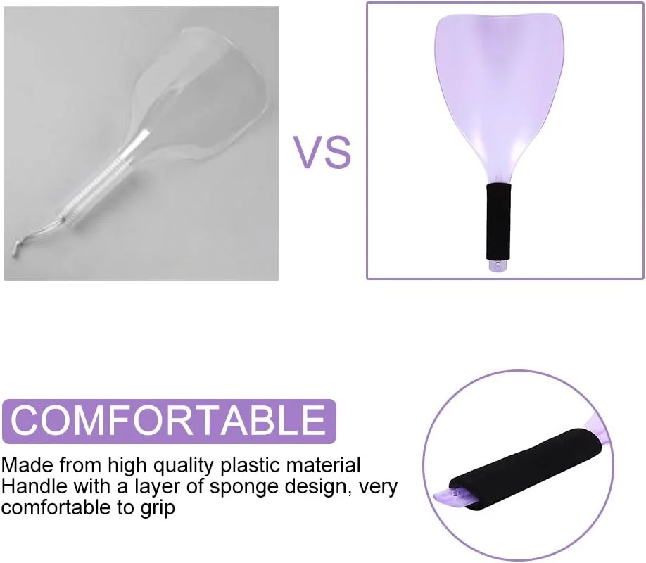 محافظ اسپری مو حرفه ای، سپر اسپری شفاف نشکن پلاستیکی برای سالن آرایش مو، محافظ چشم، صورت و پوست، ابزار و لوازم جانبی آرایشگری (بنفش) محافظ اسپری مو حرفه ای، سپر اسپری شفاف نشکن پلاستیکی برای سالن آرایش مو، محافظ چشم، صورت و پوست، ابزار و لوازم جانبی آرایشگری (بنفش)