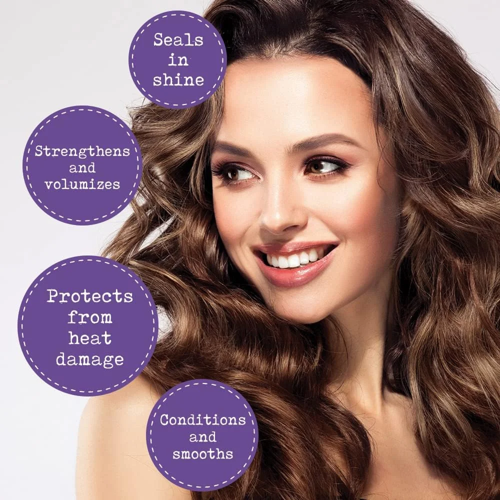 اسپری محافظ حرارت مو فارم تو تیبل حاوی بیوتین، ۲۴۰ میلی لیتر، محافظت از مو در برابر حرارت تا دمای ۲۳۰ درجه سانتیگراد، حاوی ویتامین B7