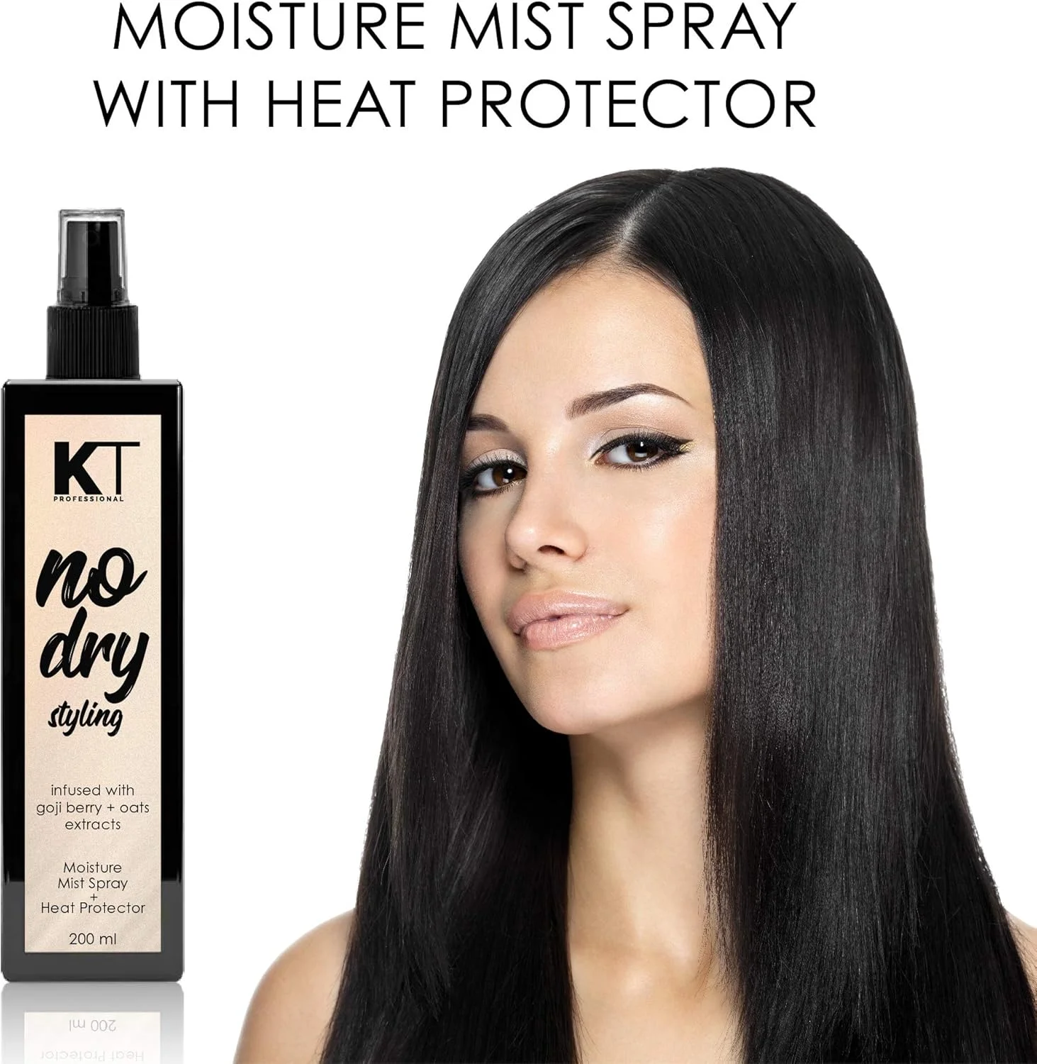 اسپری مو مرطوب کننده کی تی پروفشنال مدل No More Dry Styling مناسب آقایان و بانوان 200 میلی لیتر (اسپری یکنواخت روی موها به صورت روزانه قبل از استفاده از اتو مو، سشوار، فر کننده مو و ژل مو) اسپری مو مرطوب کننده کی تی پروفشنال مدل No More Dry Styling مناسب آقایان و بانوان 200 میلی لیتر (اسپری یکنواخت روی موها به صورت روزانه قبل از استفاده از اتو مو، سشوار، فر کننده مو و ژل مو)