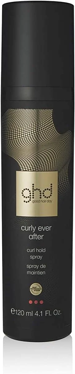 اسپری محافظ حرارت مو جی اچ دی Curly Ever After ― اسپری نگهدارنده فر برای حالت دادن به مو، سیستم محافظت حرارتی برای وضوح بالاتر، ماندگاری بیشتر و نگهدارندگی عالی فرها ― 120 میلی لیتر