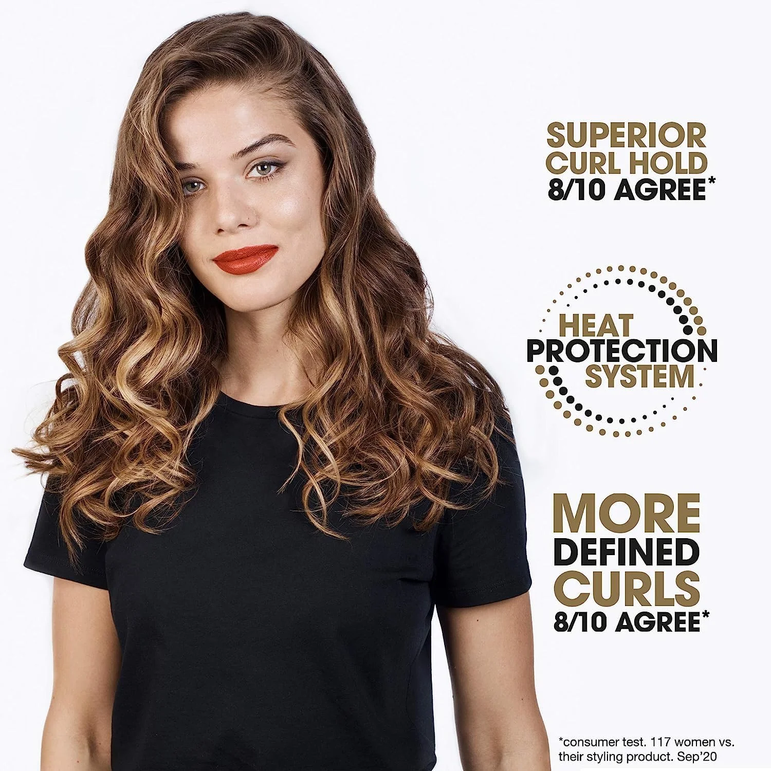 اسپری محافظ حرارت مو جی اچ دی Curly Ever After ― اسپری نگهدارنده فر برای حالت دادن به مو، سیستم محافظت در برابر حرارت برای وضوح بالاتر، ماندگاری بیشتر و نگهداری عالی فرها ― 120 میلی لیتر