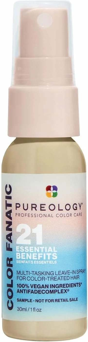 اسپری نرم کننده و باز کننده گره مو Pureology Color Fanatic | محافظت از رنگ مو در برابر محو شدن | محافظت در برابر حرارت | وگان | 30 میلی لیتر