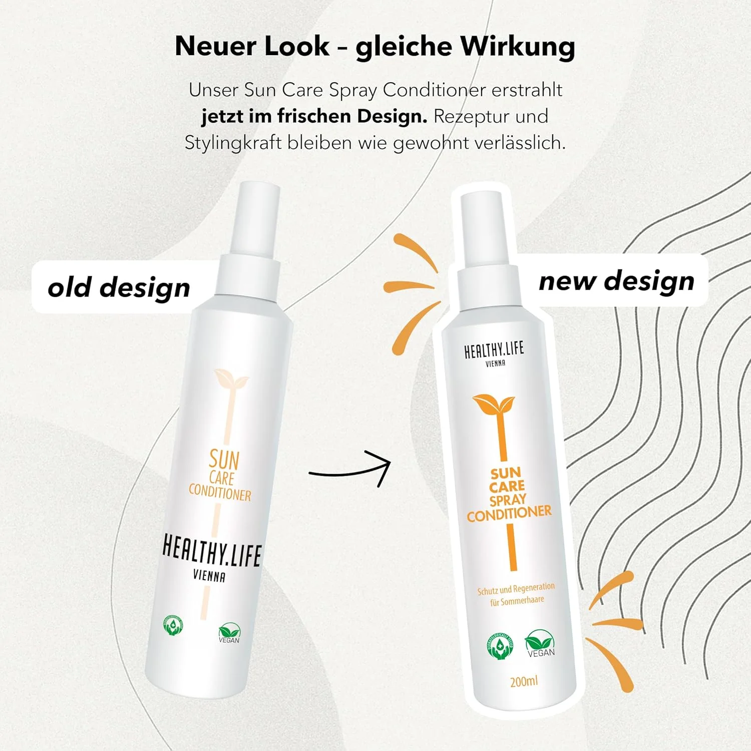 اسپری مراقبت از مو HLV با محافظت در برابر اشعه ماوراء بنفش، اسپری نرم کننده مراقبت از آفتاب، مراقبت از مو وگان با پانتنول و آگاو، محافظت در برابر آفتاب و آب نمک، برای رطوبت و شانه پذیری، موهای صاف (200 میلی لیتر)