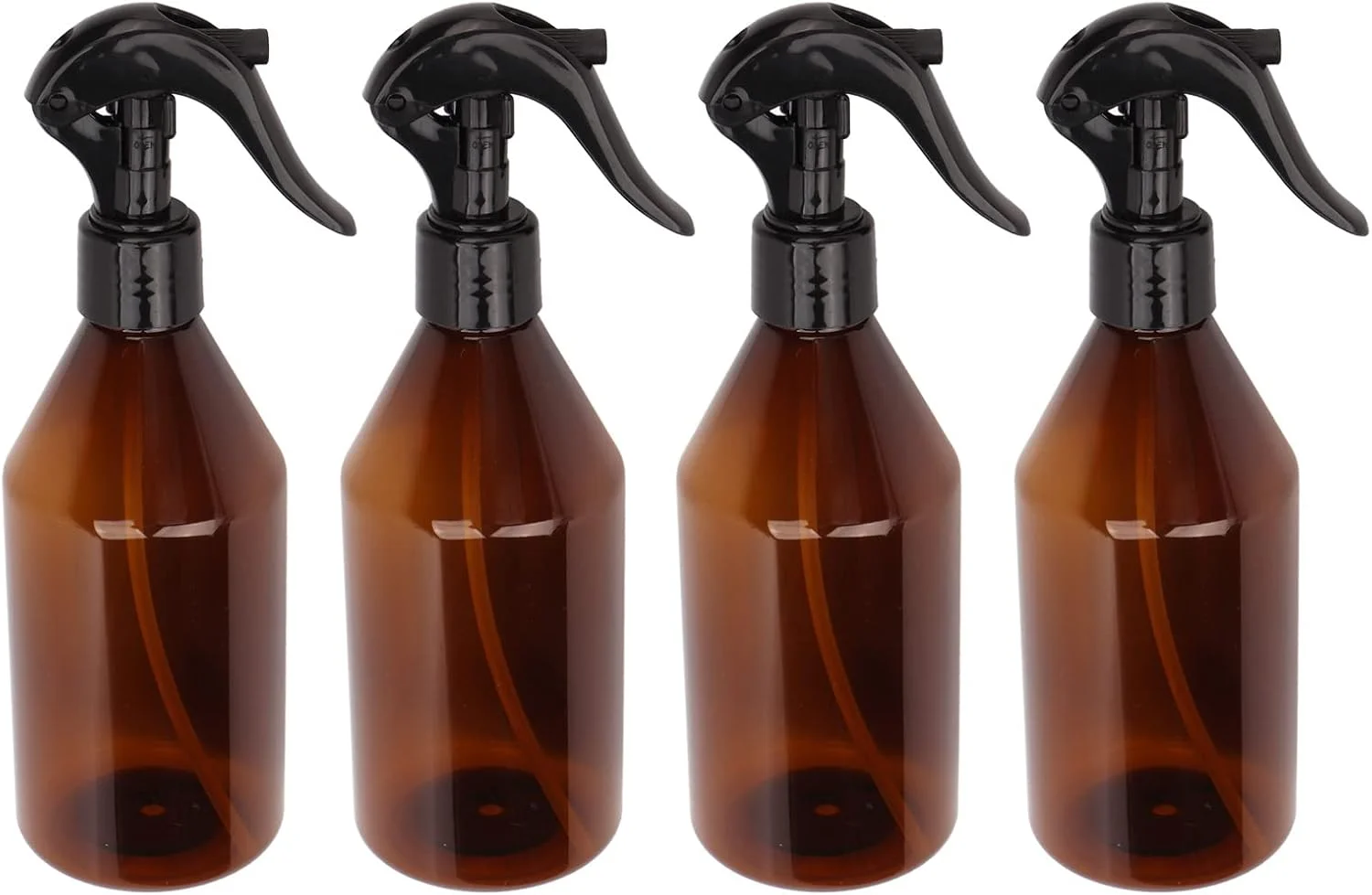 بطری های اسپری خالی قابل پر کردن (بسته 4 عددی، 300 میلی لیتر)، بطری اسپری مو با مه پاش ریز به همراه ماشه، بطری آب پاش پلاستیکی خالی با اسپری مداوم برای حالت دادن به مو، گیاهان