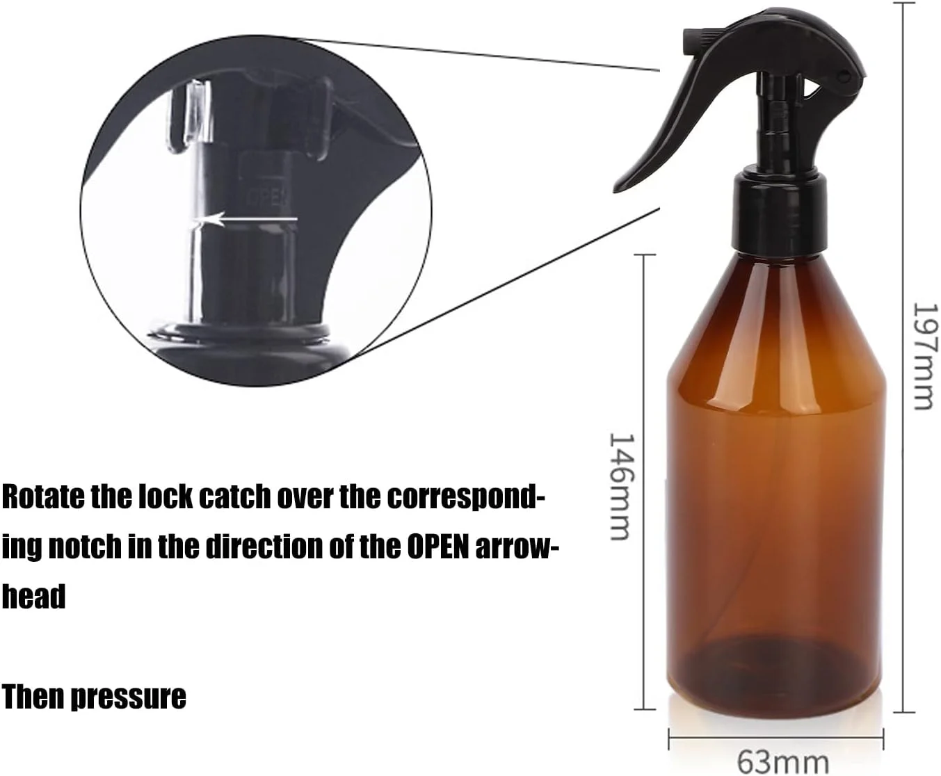 بطری های اسپری خالی قابل پر کردن (بسته 4 عددی، 300 میلی لیتر)، بطری اسپری مو با مه پاش ریز به همراه ماشه، بطری آب پاش پلاستیکی خالی با اسپری مداوم برای حالت دادن به مو، گیاهان بطری های اسپری خالی قابل پر کردن (بسته 4 عددی، 300 میلی لیتر)، بطری اسپری مو با مه پاش ریز به همراه ماشه، بطری آب پاش پلاستیکی خالی با اسپری مداوم برای حالت دادن به مو، گیاهان