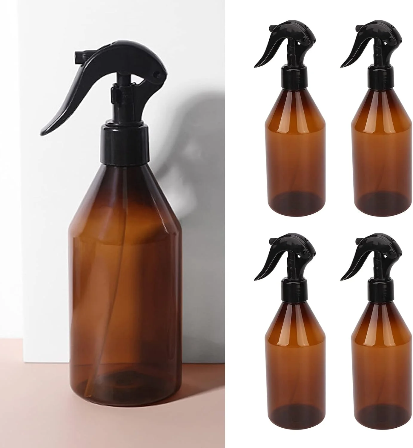 بطری های اسپری خالی قابل پر کردن (بسته 4 عددی، 300 میلی لیتر)، بطری اسپری مو با مه پاش ریز به همراه ماشه، بطری آب پاش پلاستیکی خالی با اسپری مداوم برای حالت دادن به مو، گیاهان بطری های اسپری خالی قابل پر کردن (بسته 4 عددی، 300 میلی لیتر)، بطری اسپری مو با مه پاش ریز به همراه ماشه، بطری آب پاش پلاستیکی خالی با اسپری مداوم برای حالت دادن به مو، گیاهان