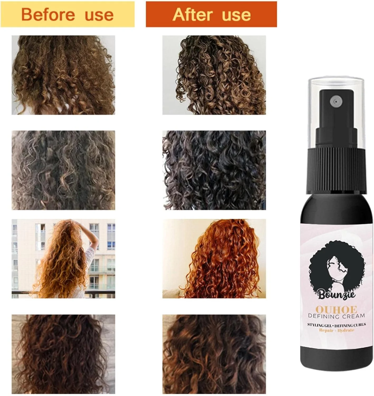 اسپری احیا کننده فر مو، اسپری حالت دهنده و تقویت کننده فر مو برای مراقبت، ایجاد کننده فرهای فنری و براق بی نقص برای زنان و مردان، مناسب برای انواع مو اسپری احیا کننده فر مو، اسپری حالت دهنده و تقویت کننده فر مو برای مراقبت، ایجاد کننده فرهای فنری و براق بی نقص برای زنان و مردان، مناسب برای انواع مو