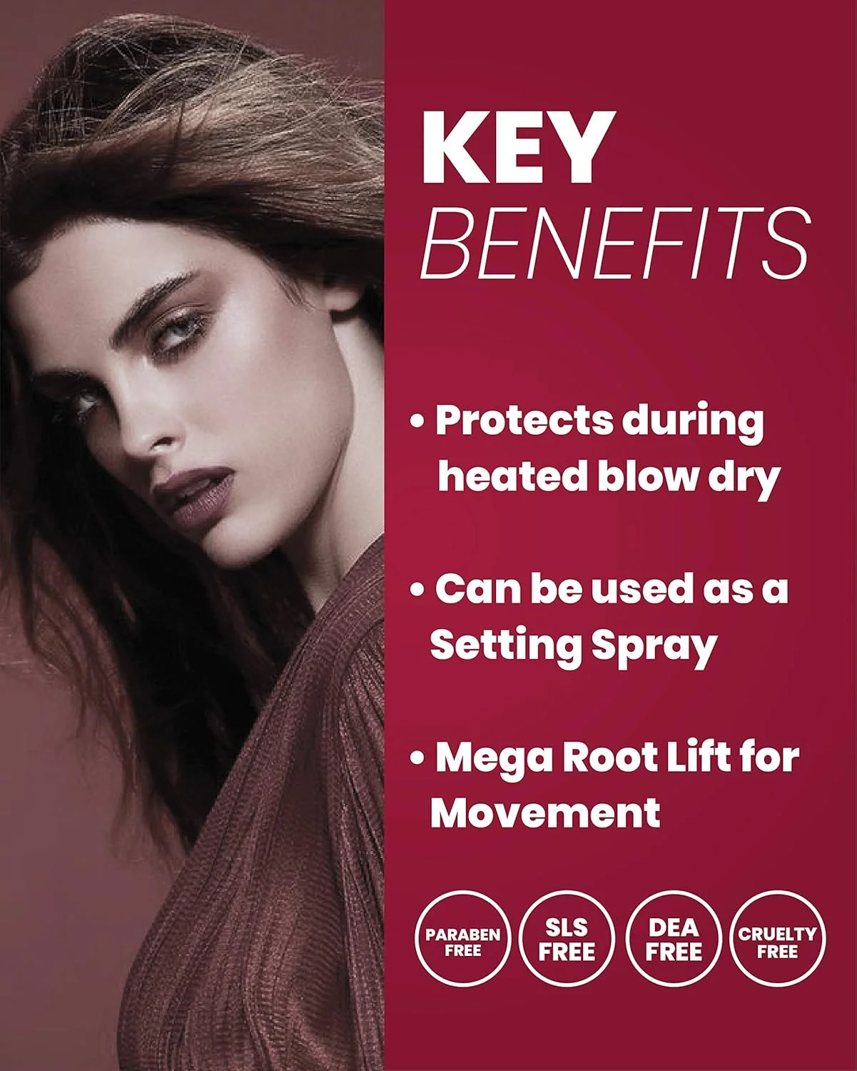 اسپری حالت دهنده و حجم دهنده مو ریکاردو روخاس | افزایش حجم طبیعی در هنگام سشوار | محافظت در برابر حرارت | کراتین، یربا ماته، رزماری | 100 میلی لیتر