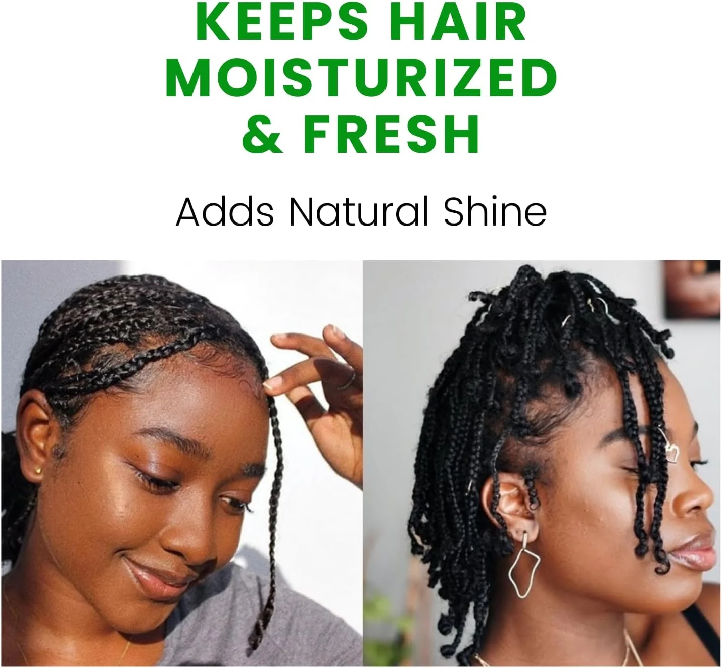 اسپری براق کننده مو با عصاره های طبیعی (یک عدد - 355 میلی لیتر). مرطوب کننده مو غنی شده با ویتامین ها و روغن های ضروری