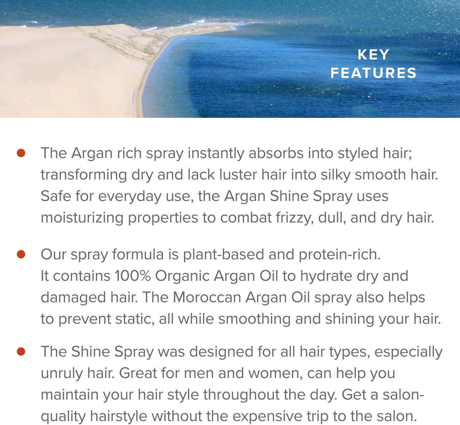 اسپری درخشان کننده مو آرگان رویال مراکشی ۱۰۰ میلی لیتر