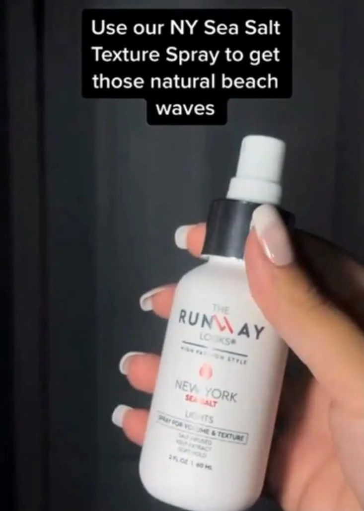 اسپری نمک دریایی لایتس برای حجم و بافت مو - اسپری حالت دهنده و ضخیم کننده مو، افزایش درخشندگی و حالت دهی، 118 میلی لیتر
